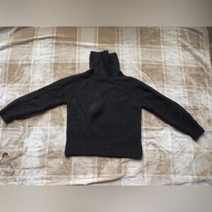 PACAS Black Turtleneck Sweater size small